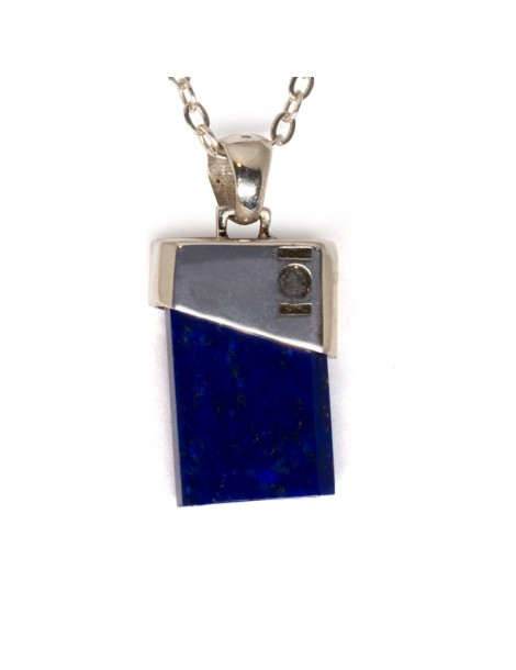 Pendentif "Fusion" Kinacou - Lapis Lazuli